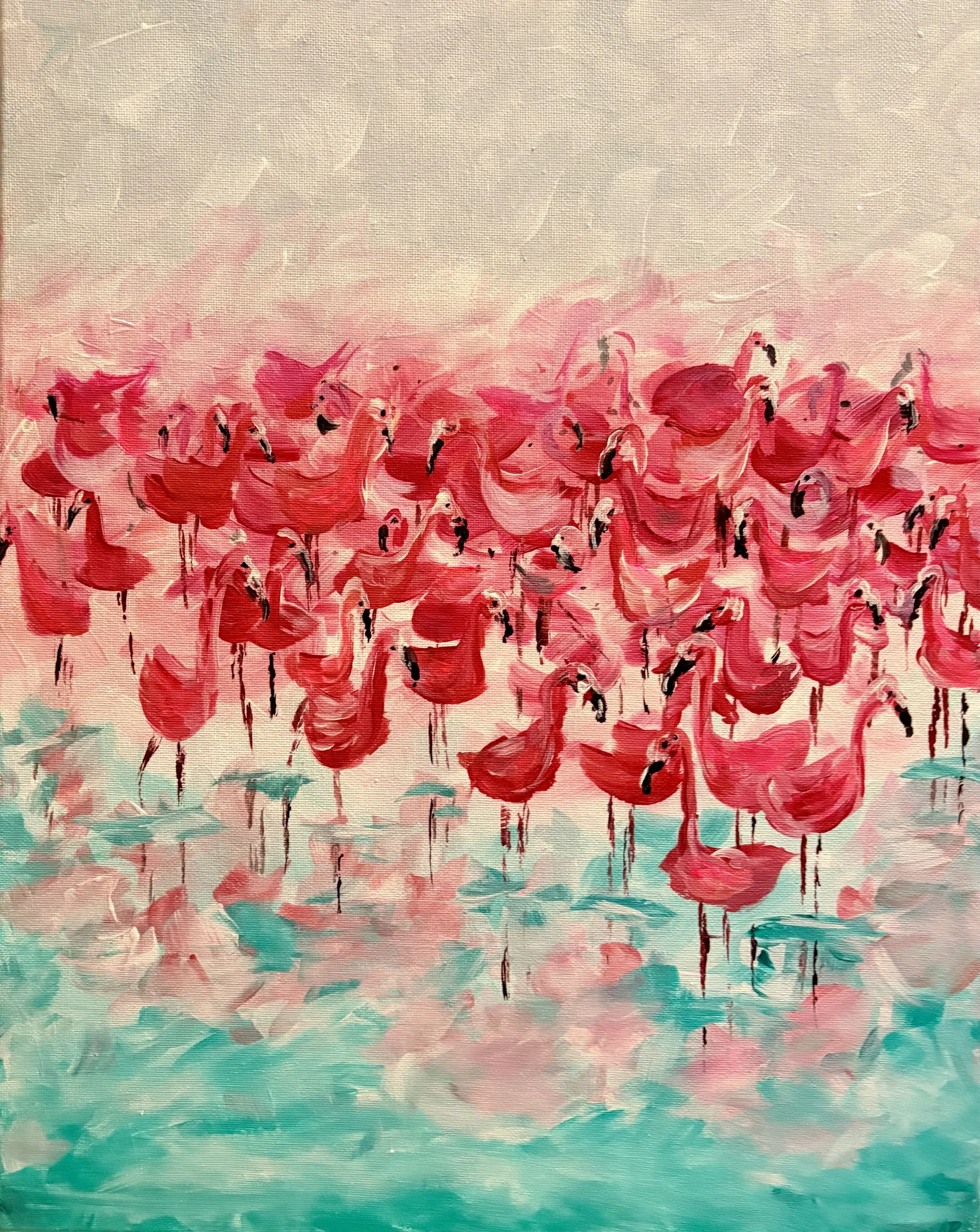 Flock of Flamingos