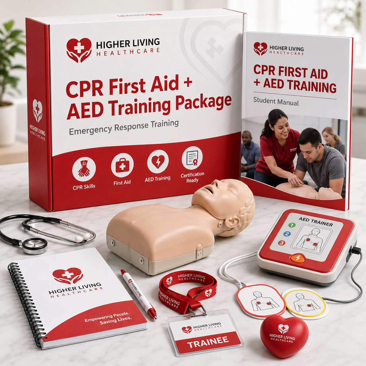 CPR First Aid + AED Training