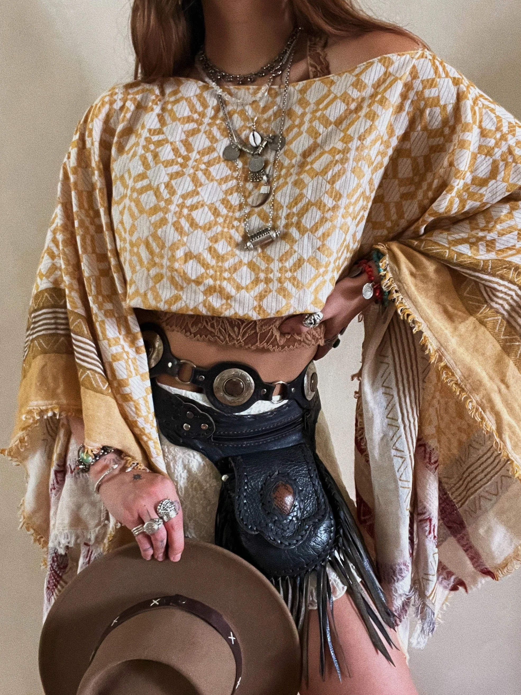 Indian flowy top