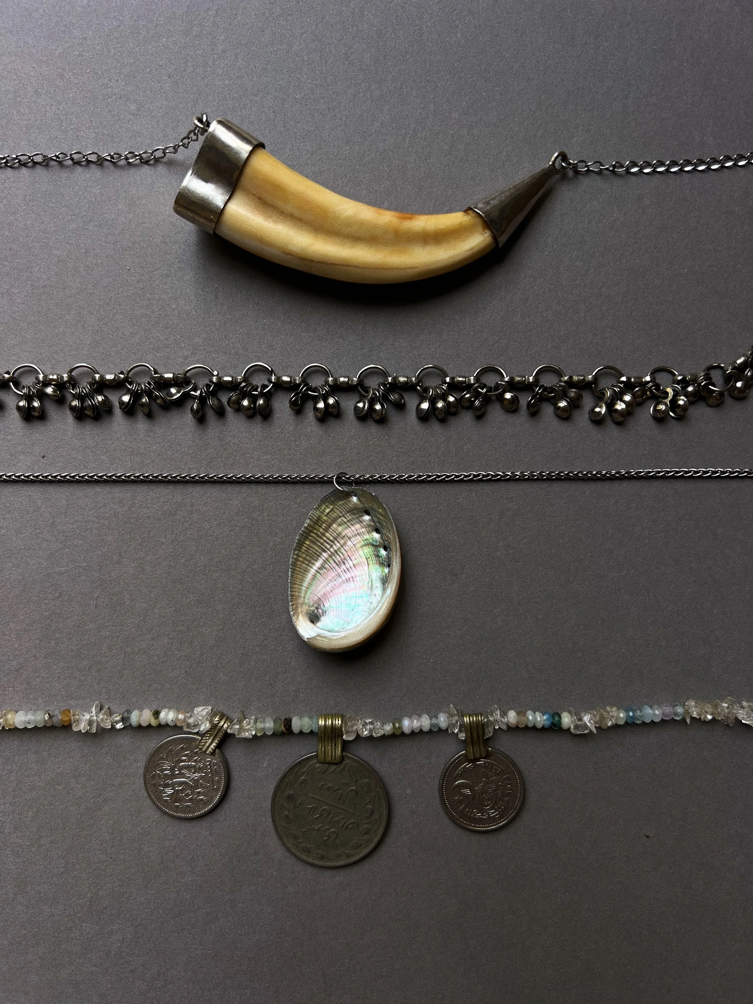 Abalone pendant - L