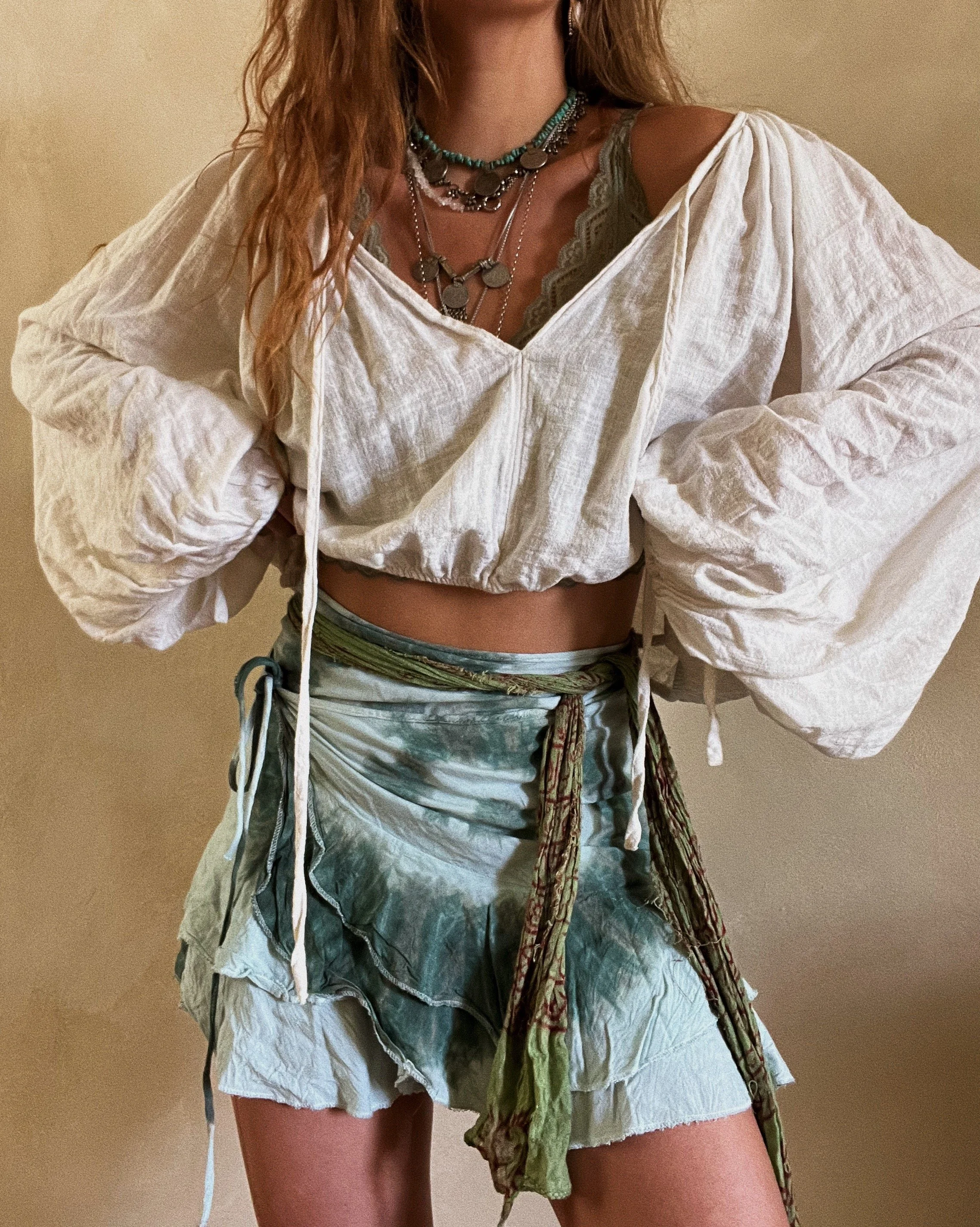 Uluwatu wrap skirt