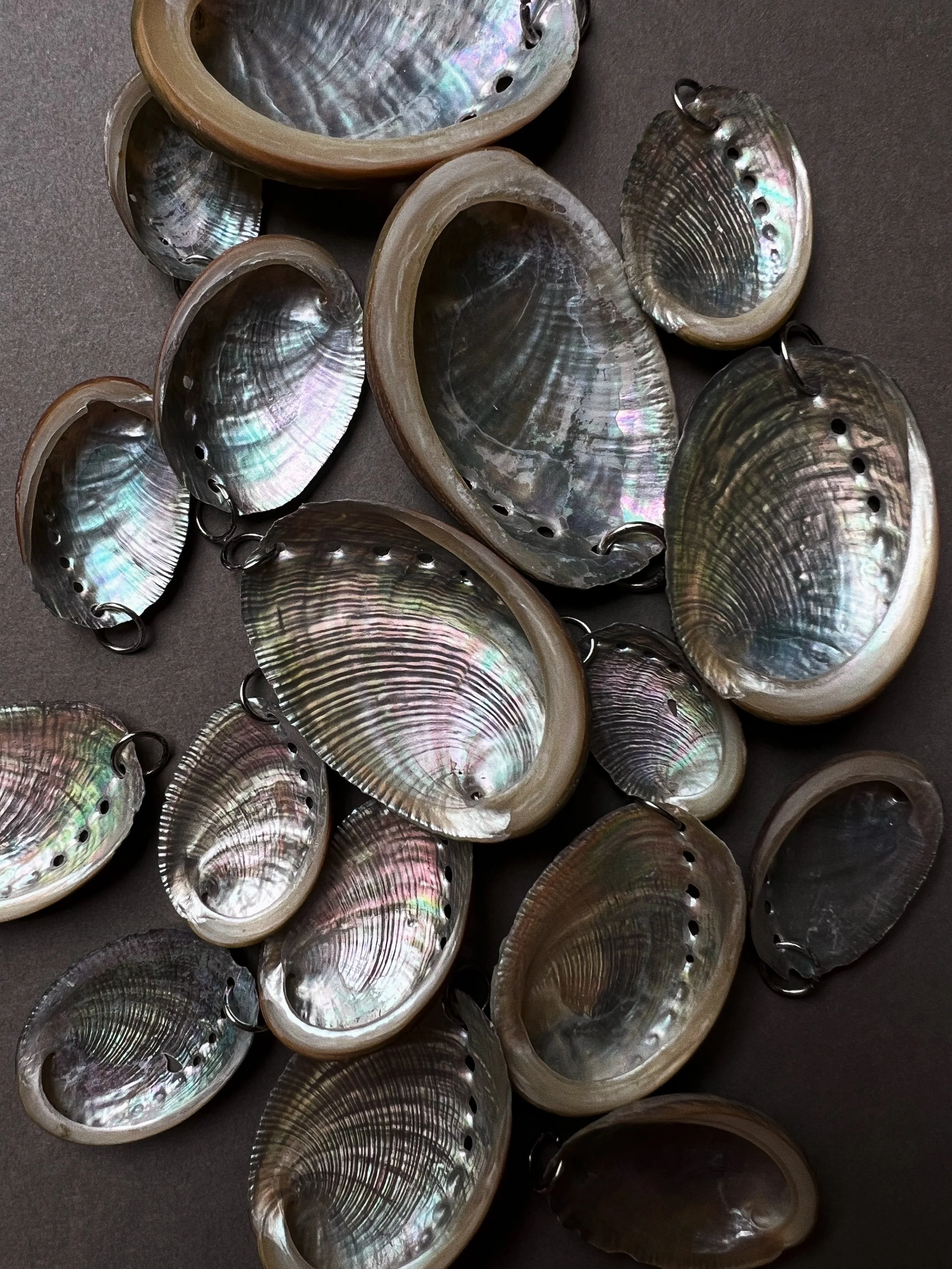 Abalone pendant - XL