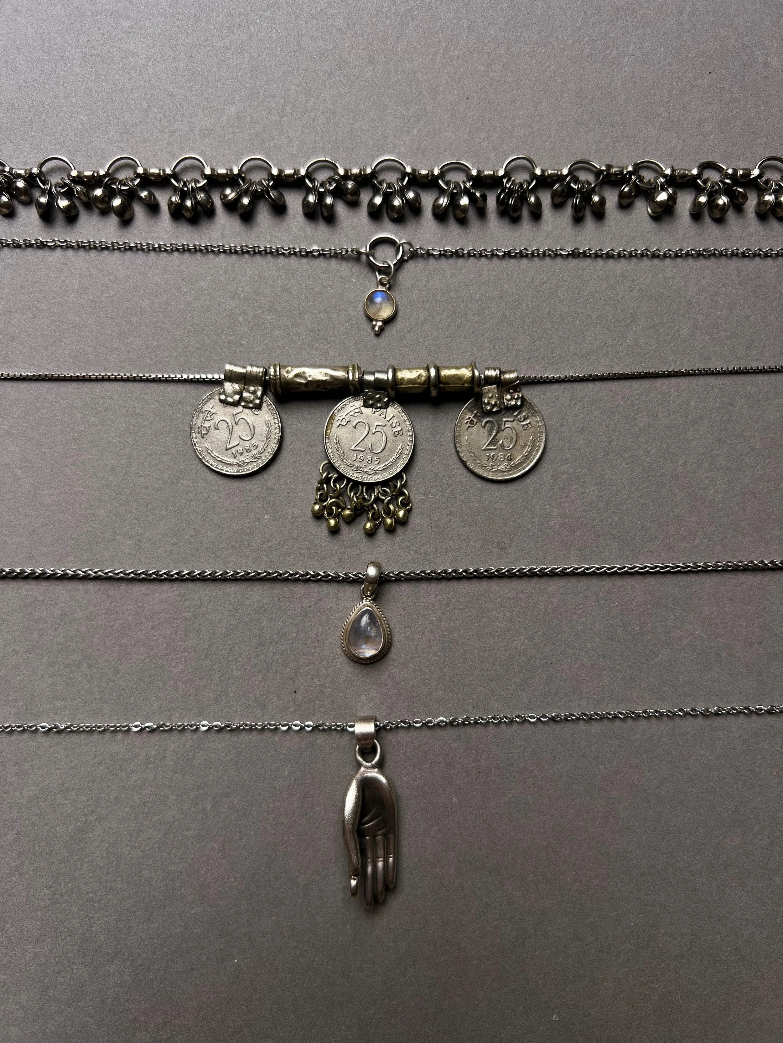 A piece of moonlight necklace