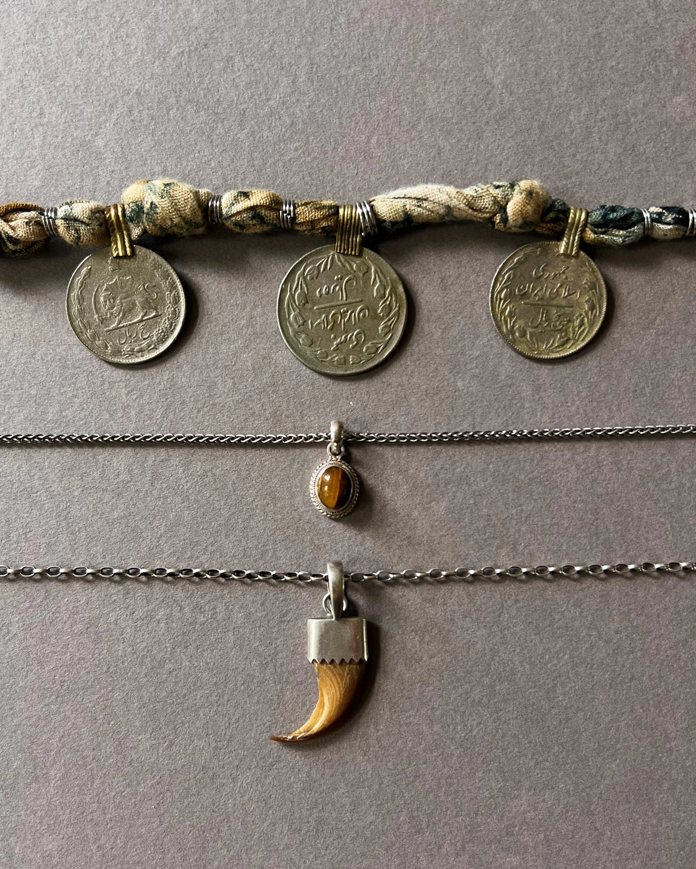 Earth tones necklace