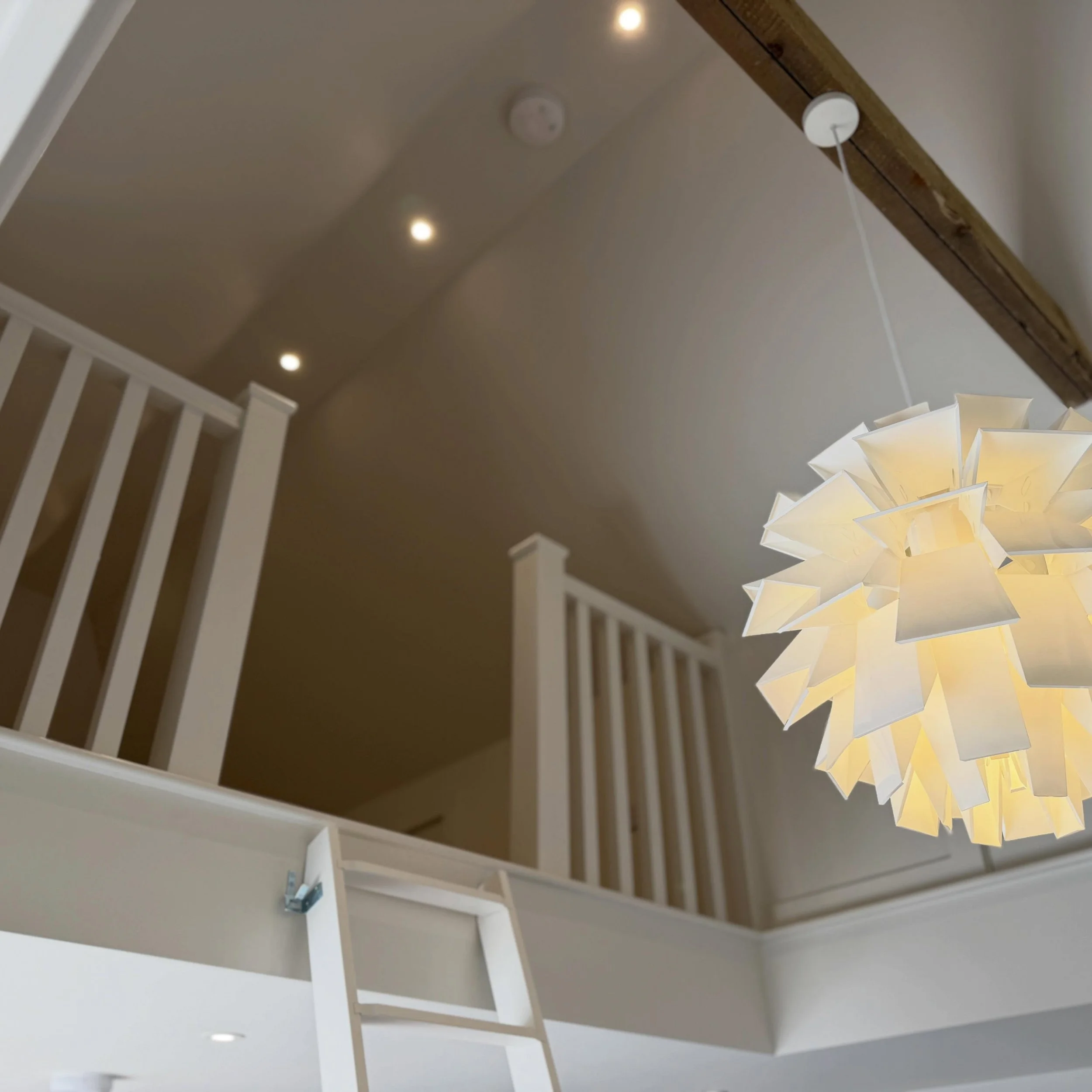 Making every inch count ✨

By opening up the ceiling into the loft area, this bespoke mezzanine level transforms otherwise unused space into a practical and attractive additional area, complete with handcrafted balustrading, access ladder, and genero