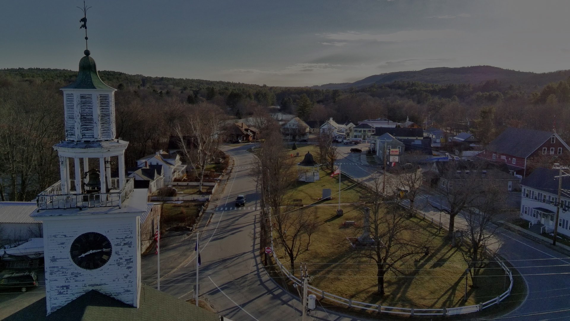 Troy New Hampshire Common Facing South