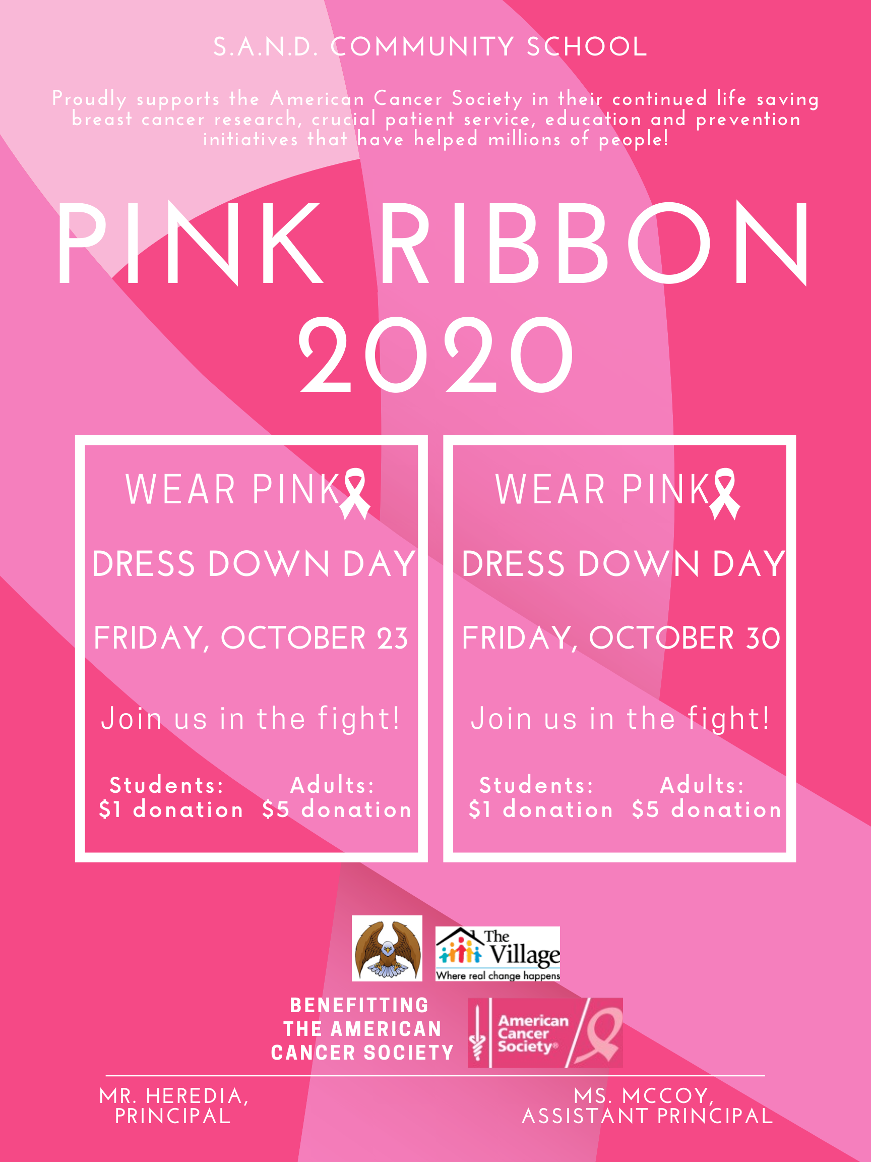 Pink and White Simple Breast Cancer Fundraising Poster.png