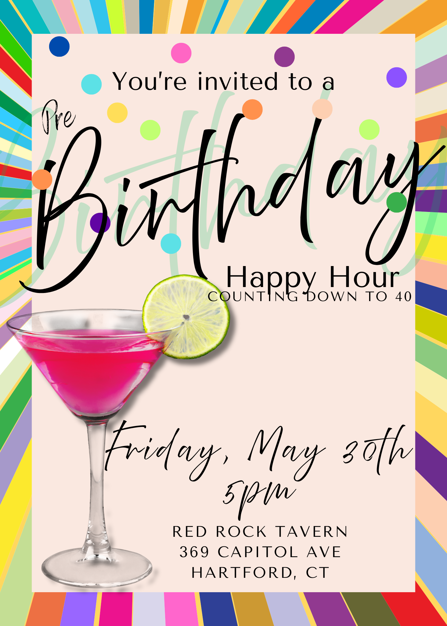 Black and Pink Illustration Happy Hour Invitation.png