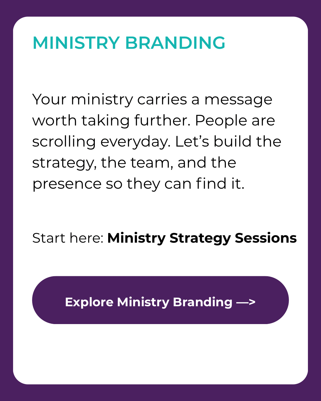 Ministry Branding