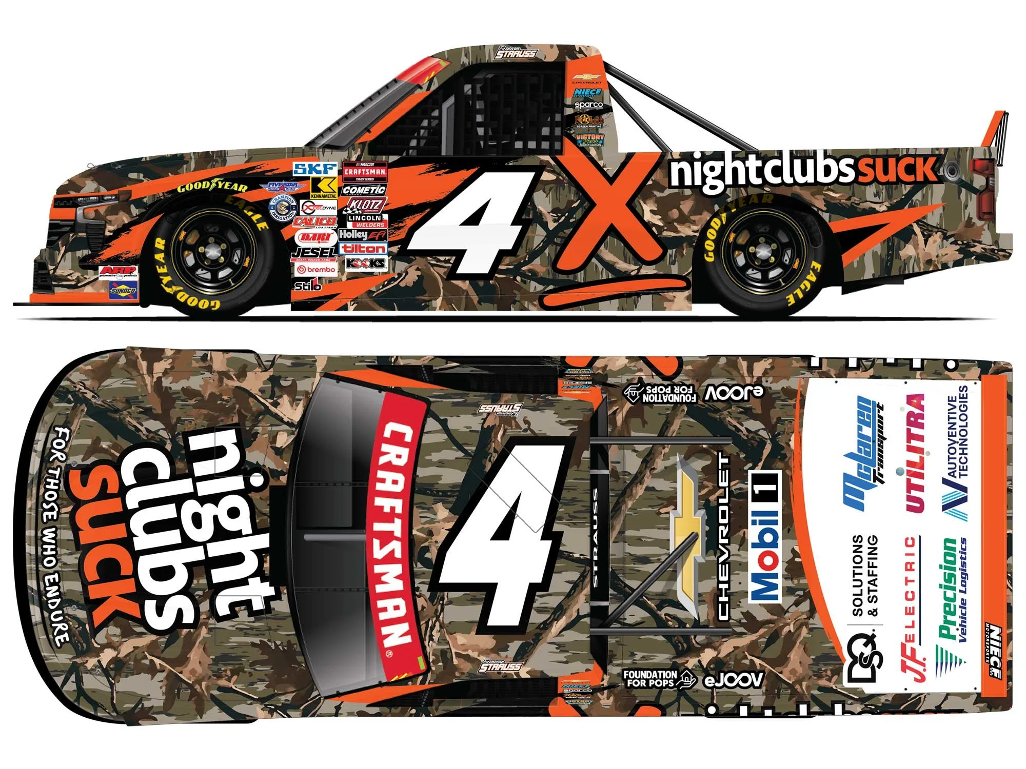 DONOVAN STRAUSS 2026 NIGHT CLUBS SUCK 1:64 ARC DIECAST