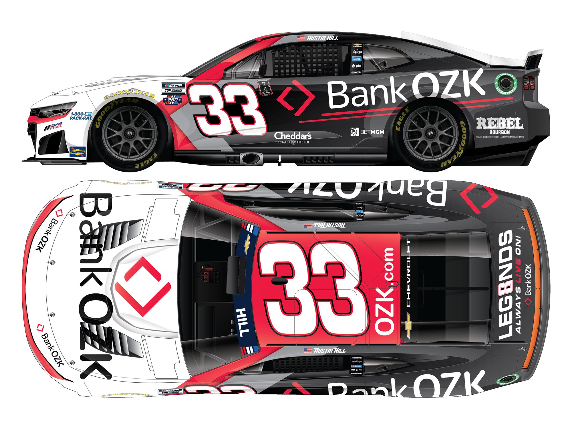 AUSTIN HILL 2026 BANK OZK 1:64 ARC DIECAST