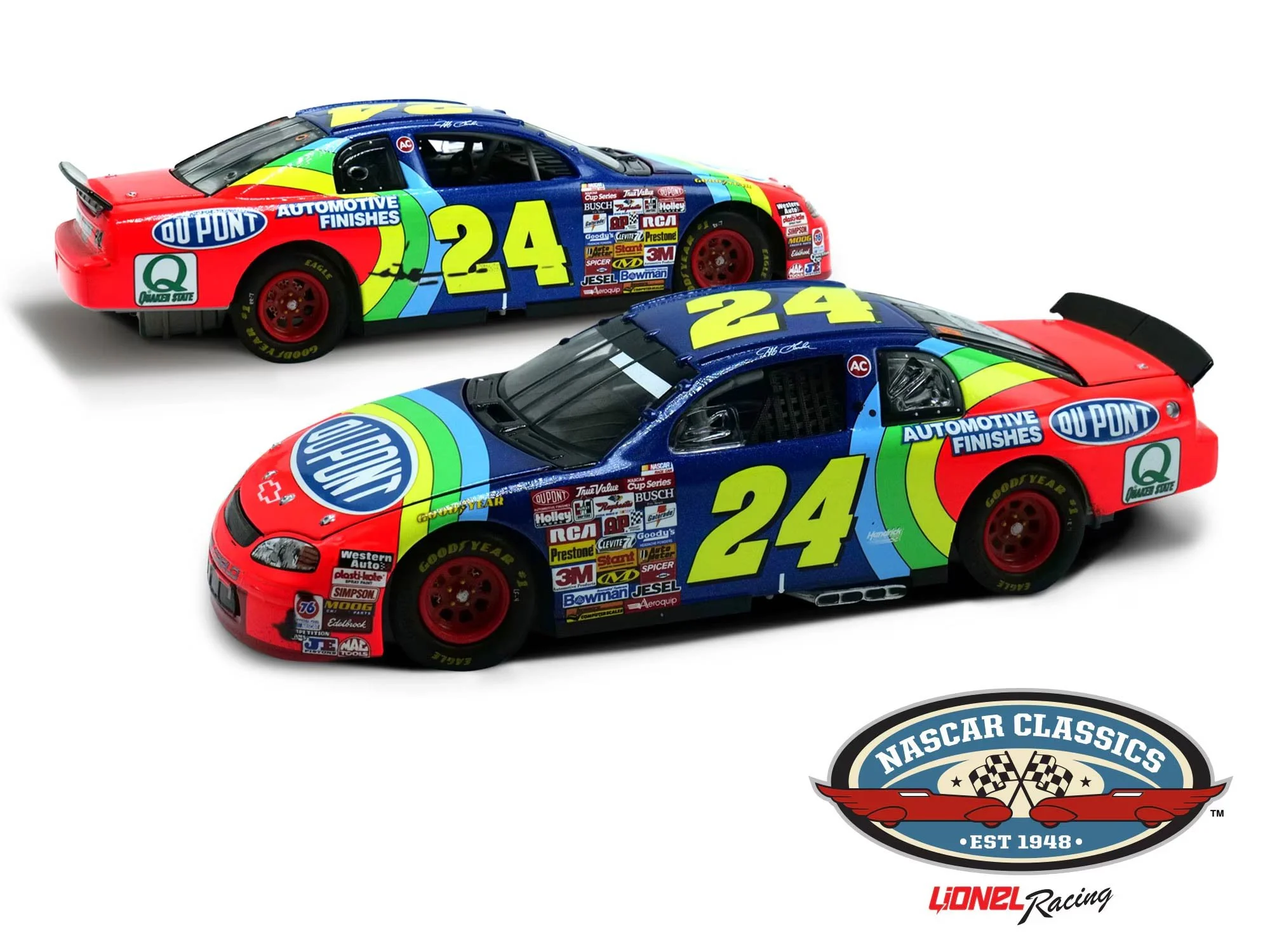 JEFF GORDON 1996 DOVER WIN RACED VERSION DUPONT 1/24 ACTION DIECAST