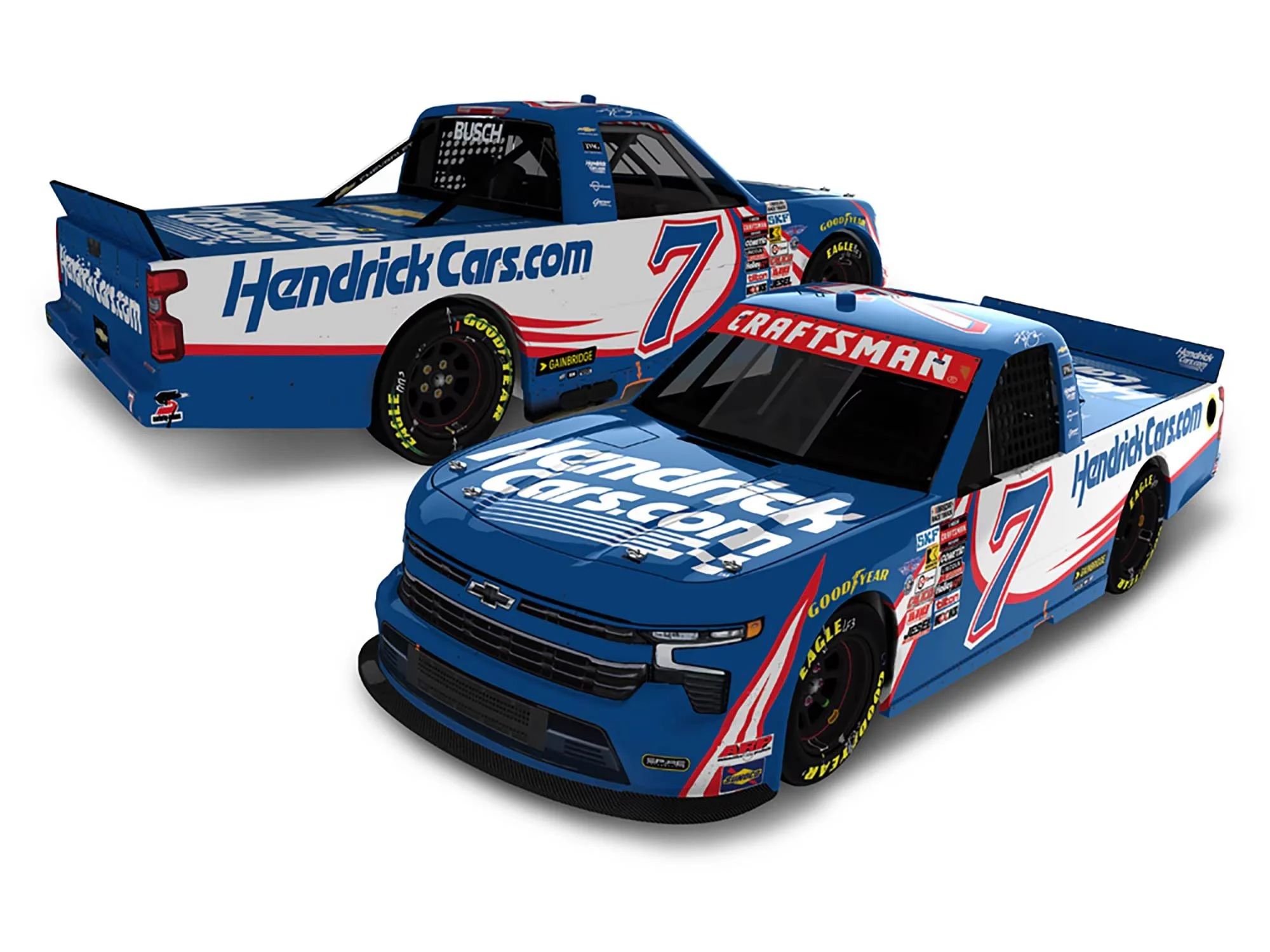 KYLE BUSCH 2026 HENDRICKCARS.COM ECHOPARK SPEEDWAY 1:24 ARC RACED WIN DIECAST