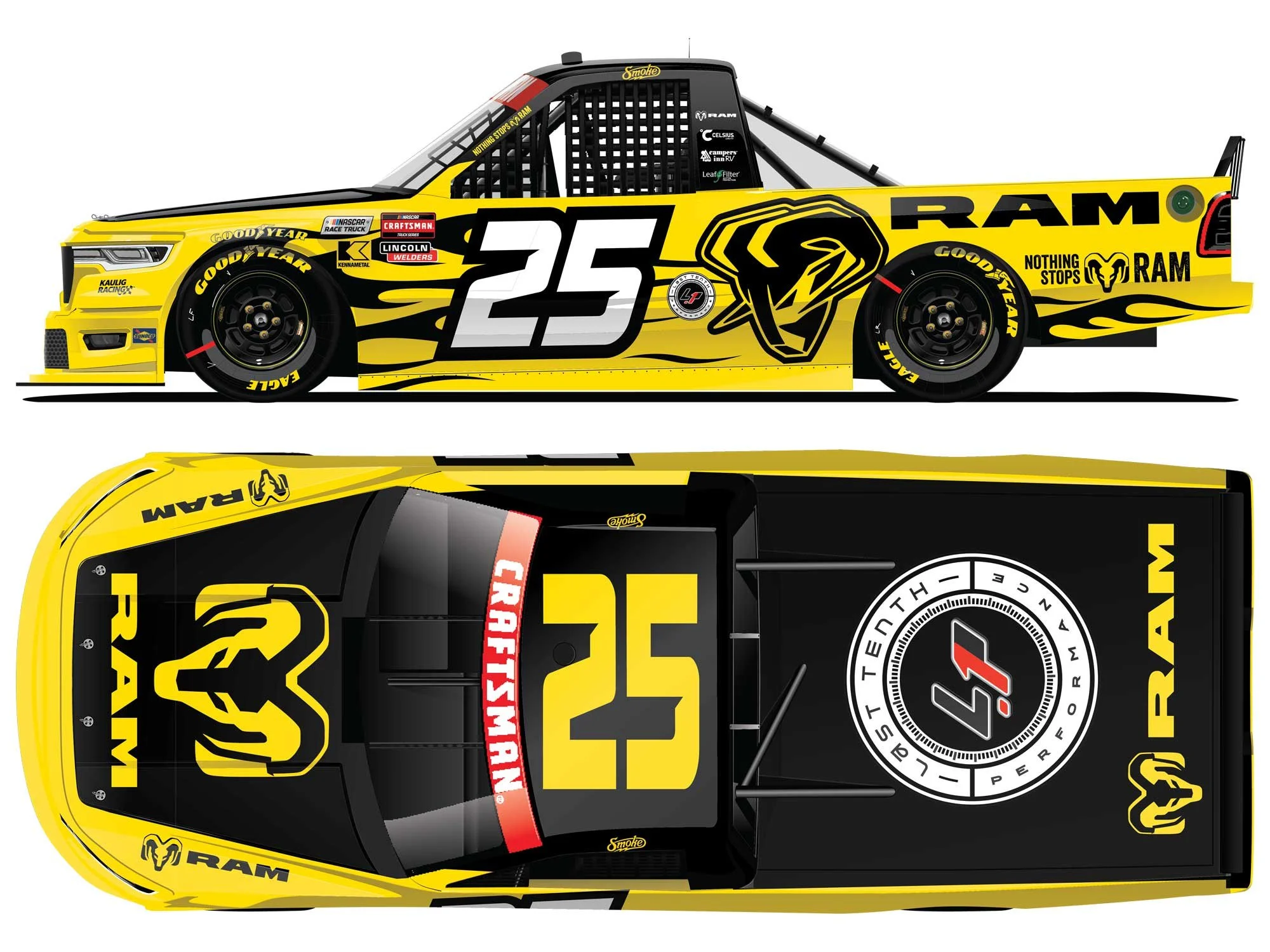 TONY STEWART 2026 RAM TRUCKS 1:64 ARC DIECAST