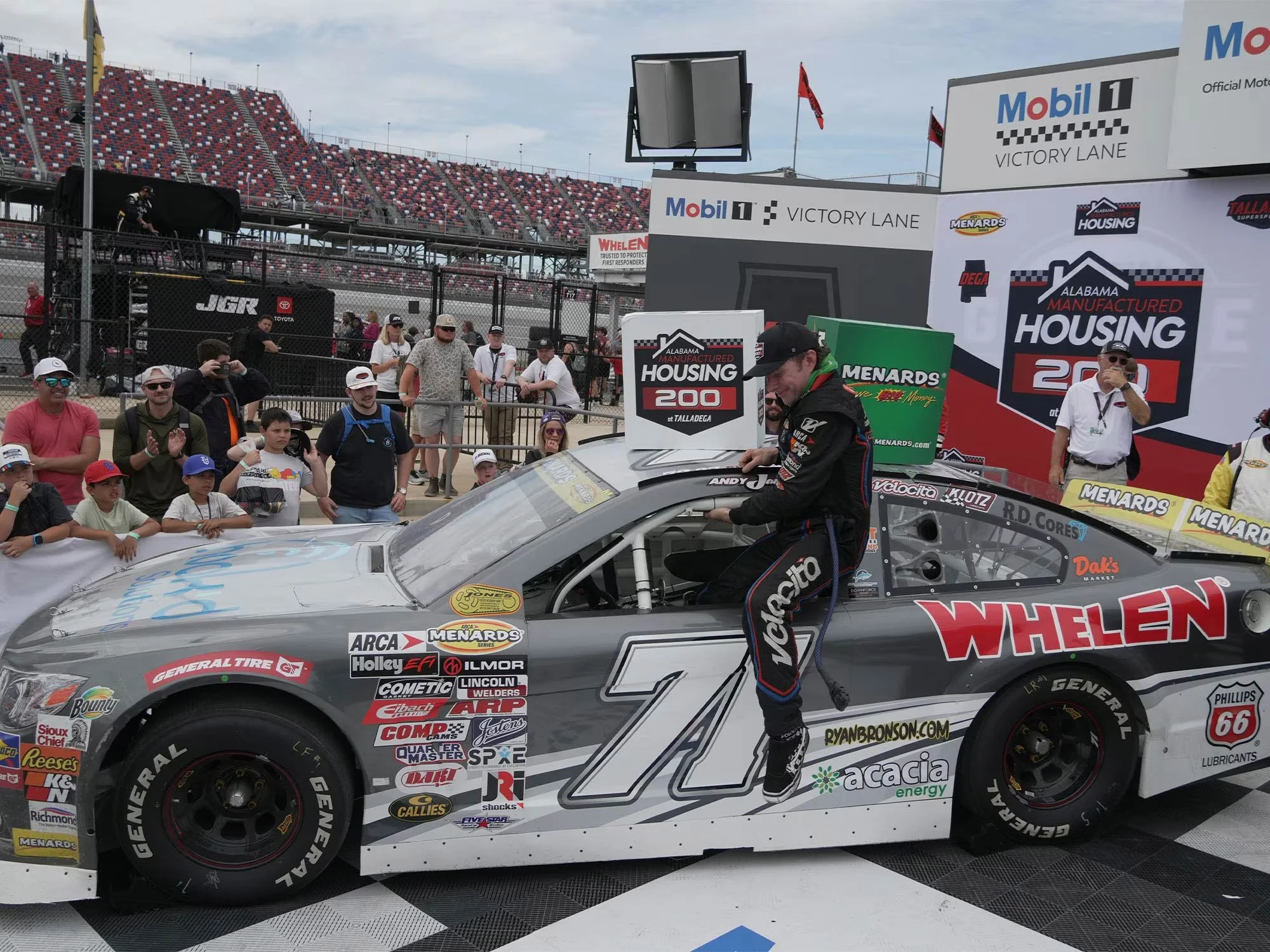 ANDY JANKOWIAK 2026 HOOK'D SOLUTIONS/WHELEN TALLADEGA RACED WIN 1:64 ARC DIECAST