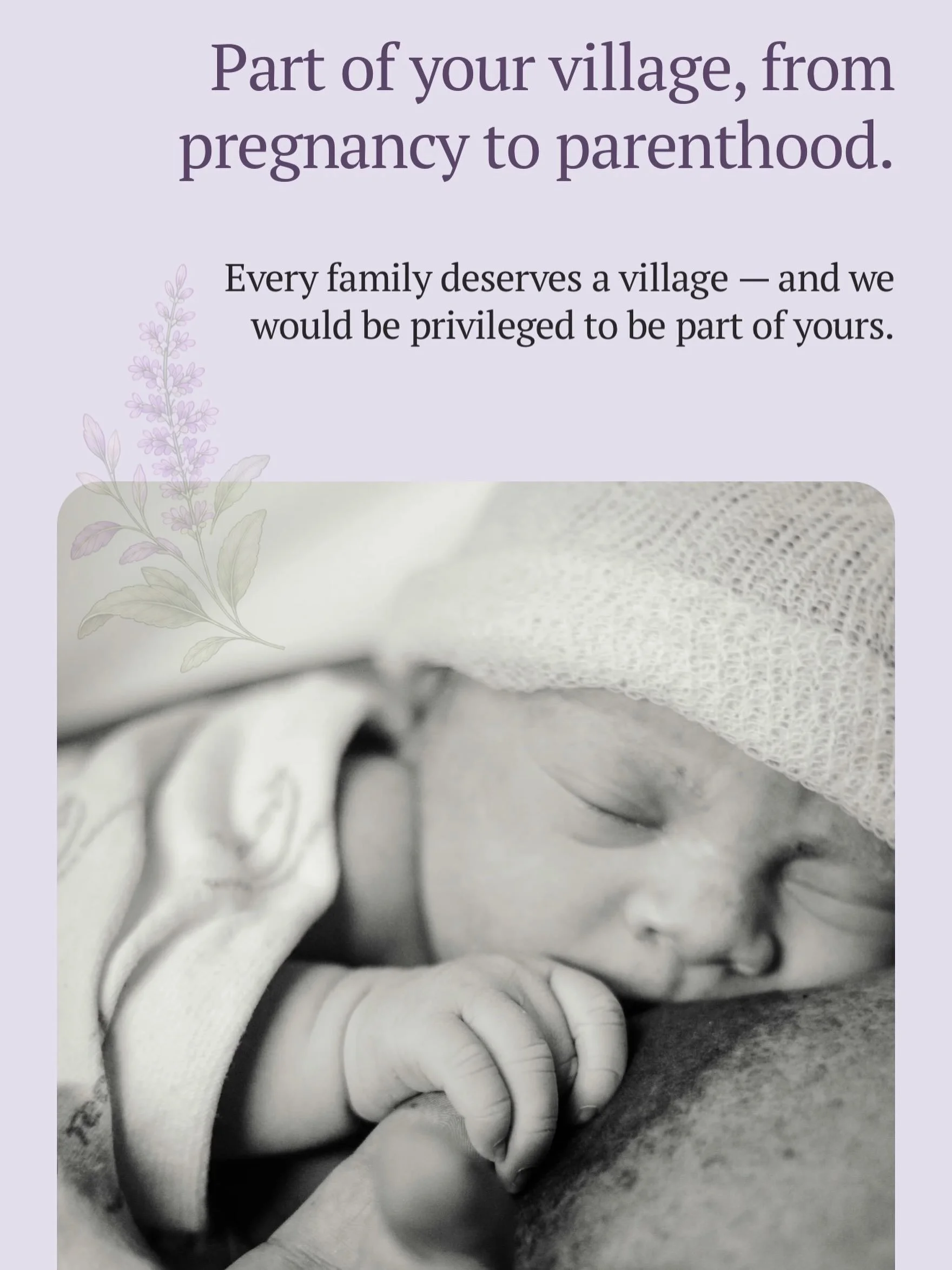 We have our new website 💜
To say we are in love with it is an understatement! We&rsquo;ve popped all the details people need including: contacting us, useful apps and websites, our antenatal checklist for each trimester and our when to call your mid