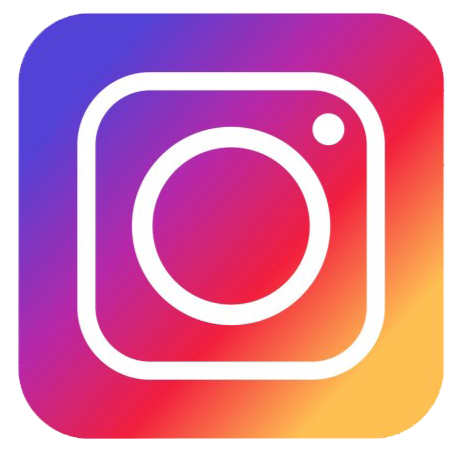 Instagram logo with a colorful gradient background