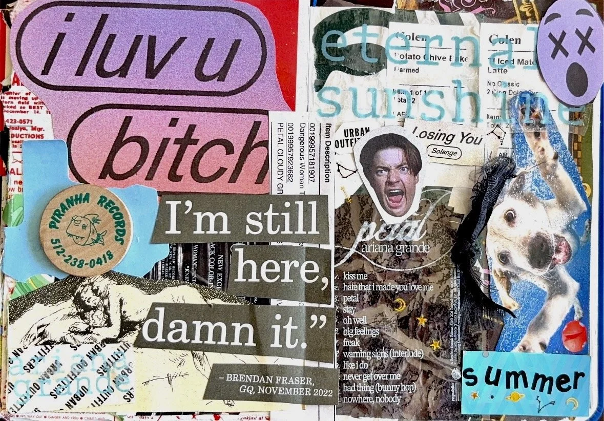 this piece is a super interesting one to me. i was going through an interesting period of trying to find a line between self confidence and arrogance. i feel like that comes out in the juxtaposition between the choices in text. i feel like an all kno