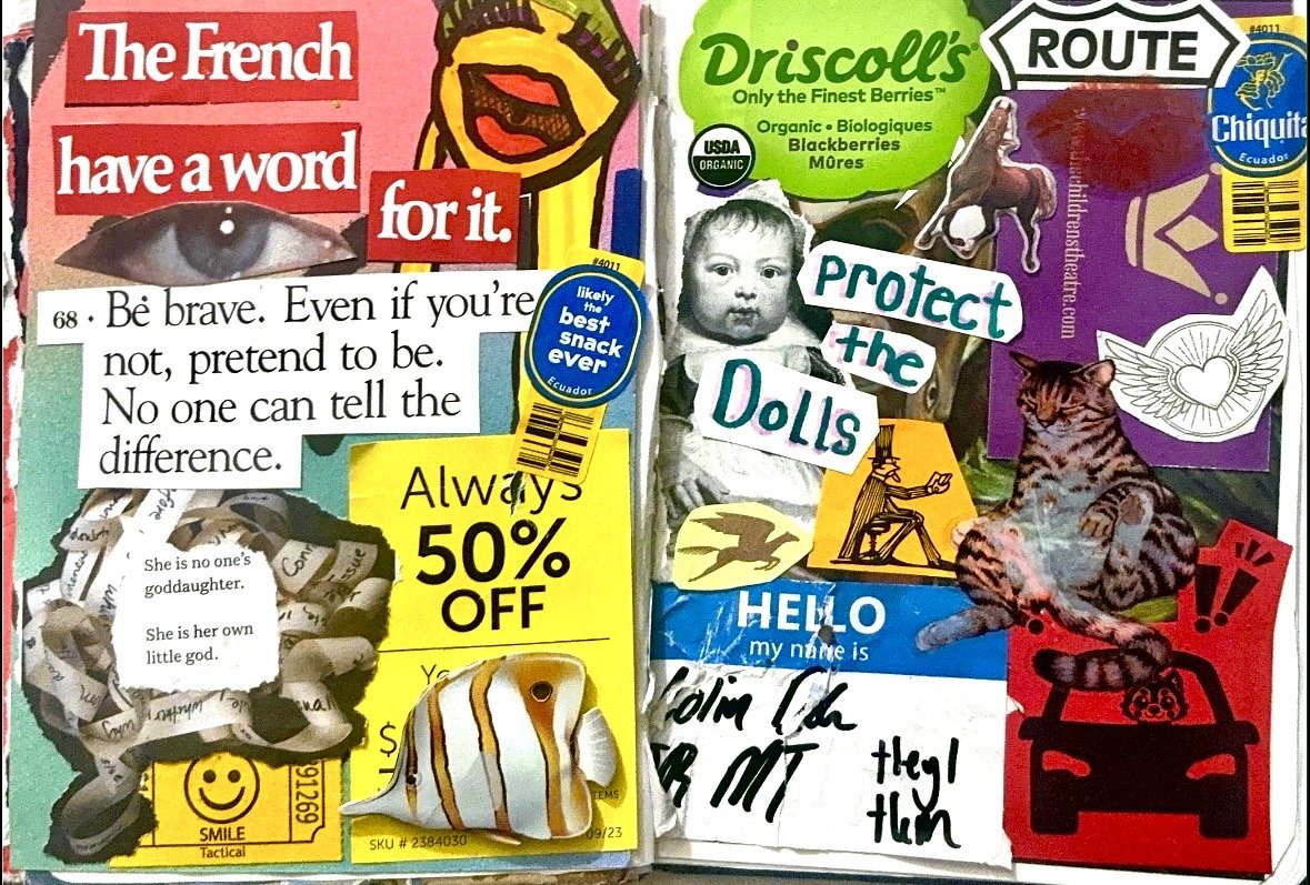 some back to school junk. i like that i can read the state of mind i was in while crafting. i can tell i was stressed, my room was cluttered, and i was excited.
