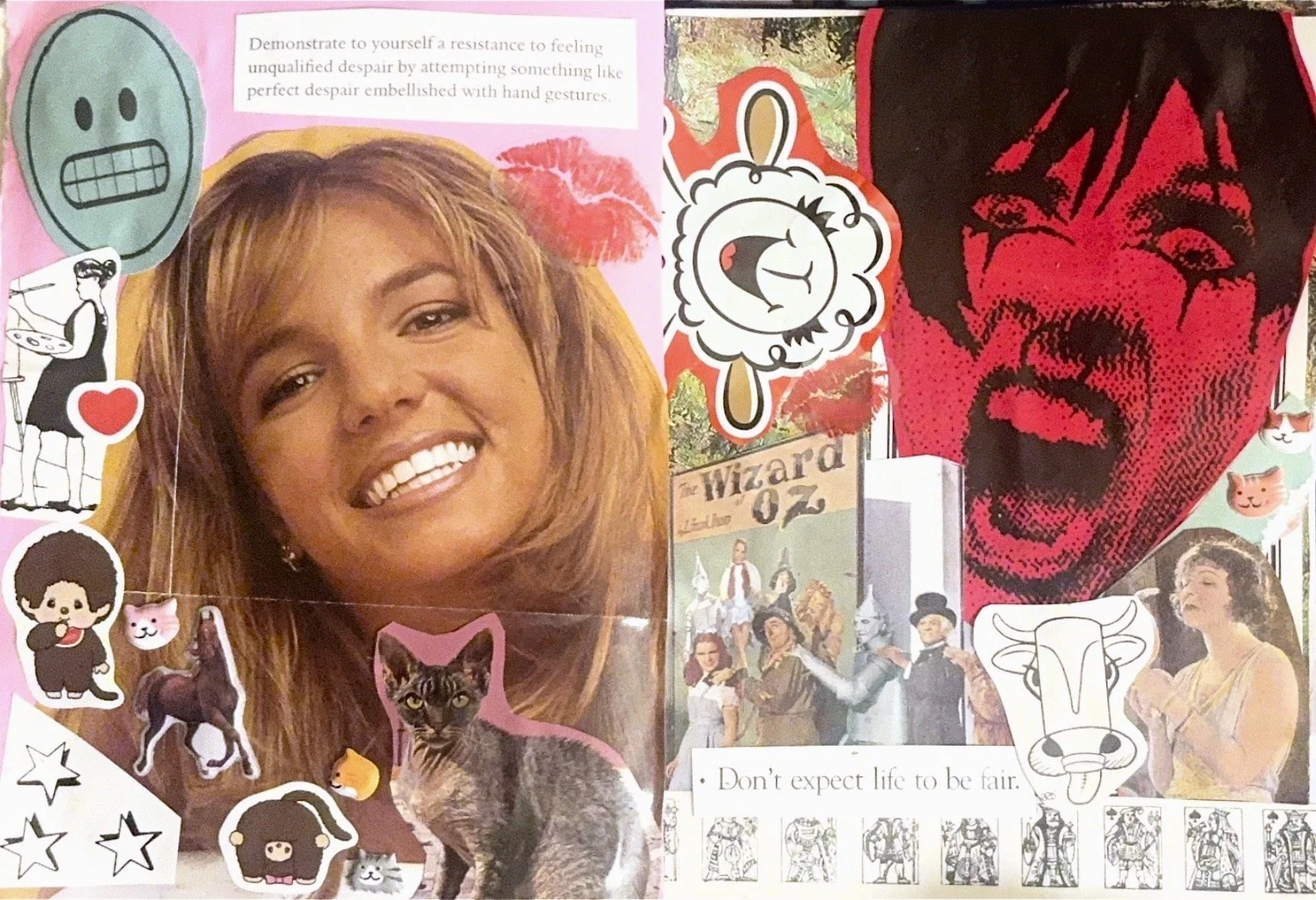 if you couldn't tell, i was having some very conflicting feelings at the time. britney vs. screaming lady. hmmm...