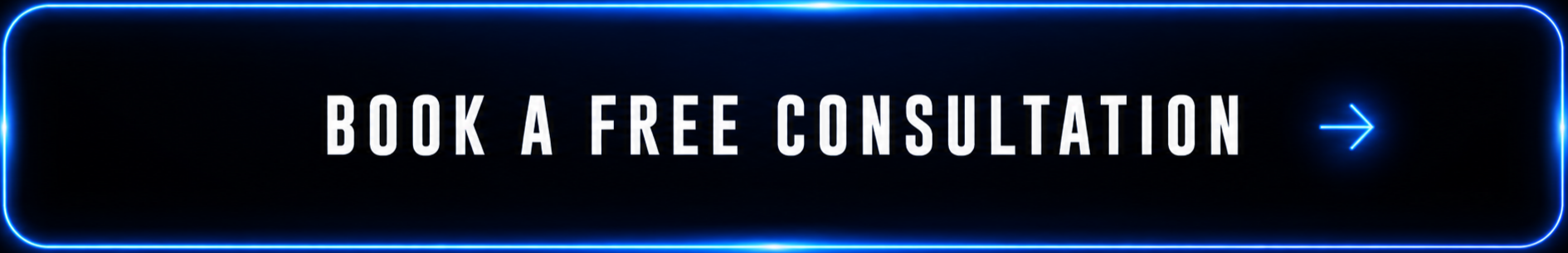 A digital neon blue button with the text 'Book a Free Consultation' and a right arrow icon on the right side.