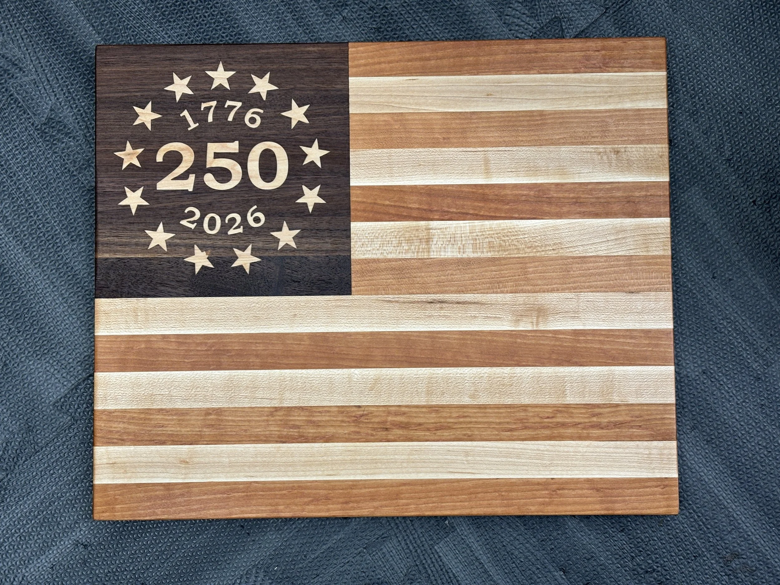 250th Anniversary Flag Cutting Board