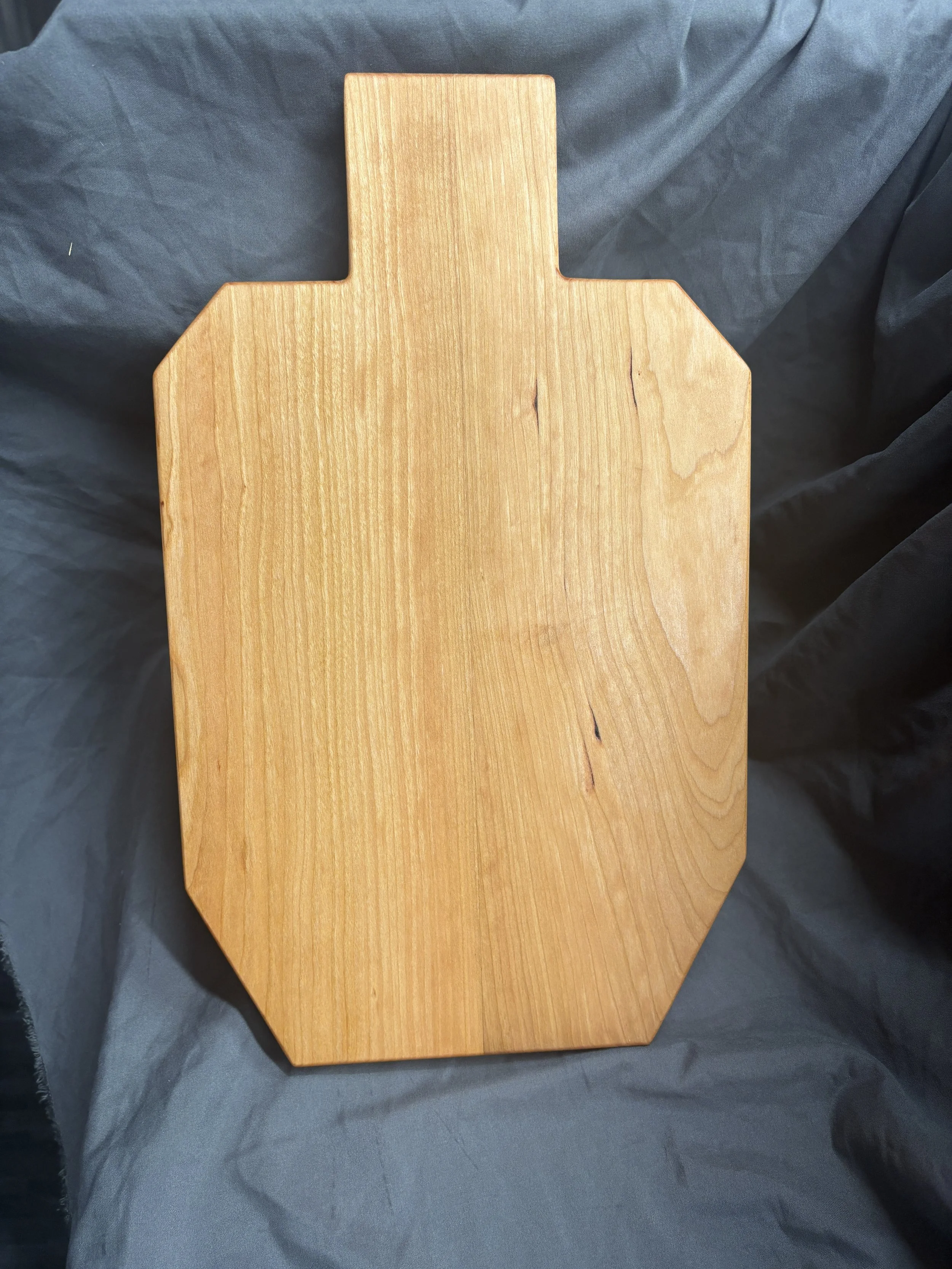 USPSA Target Shaped Cutting Board
