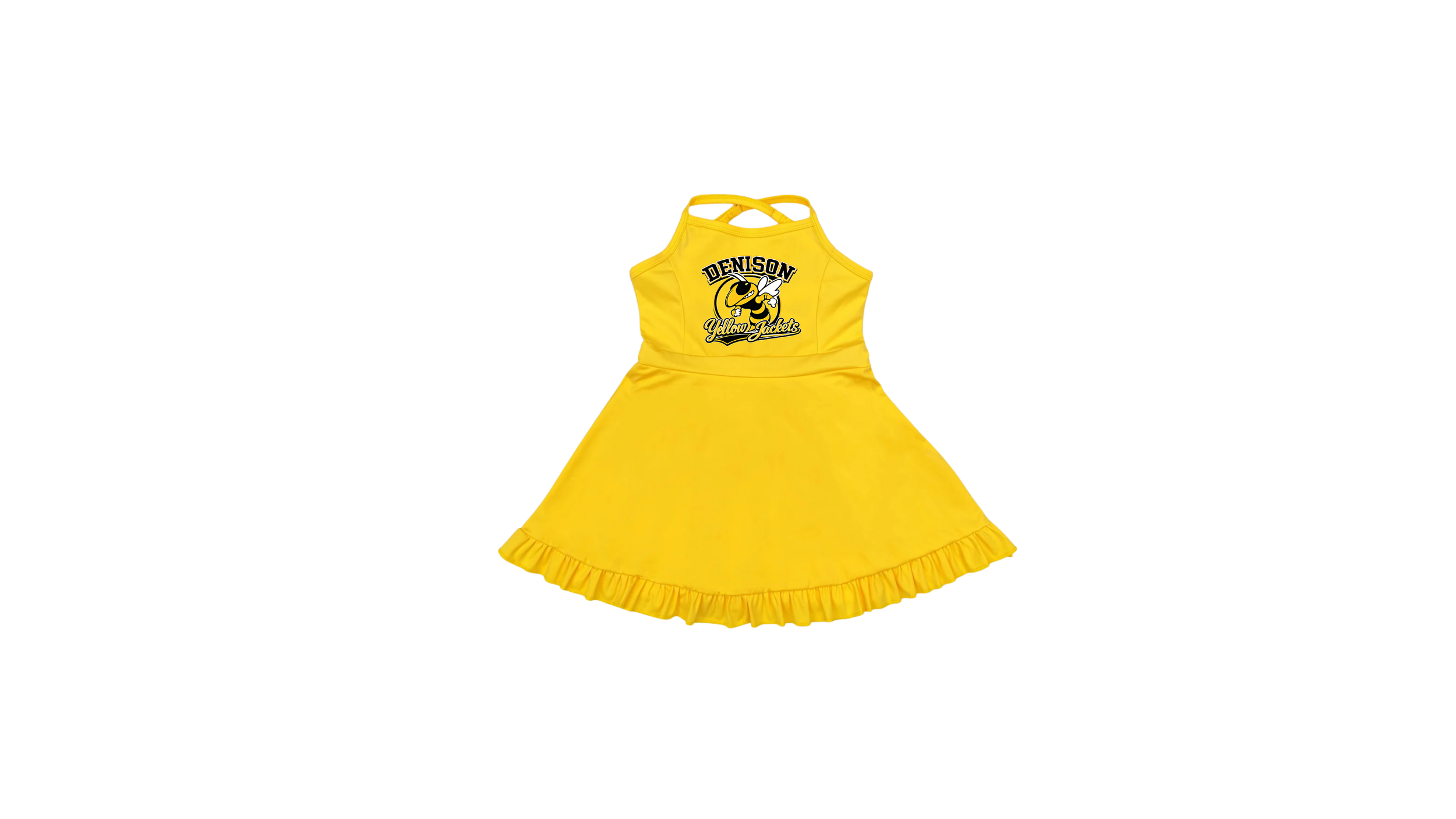 💛 Yellow Jacket Twirl Dress💛
