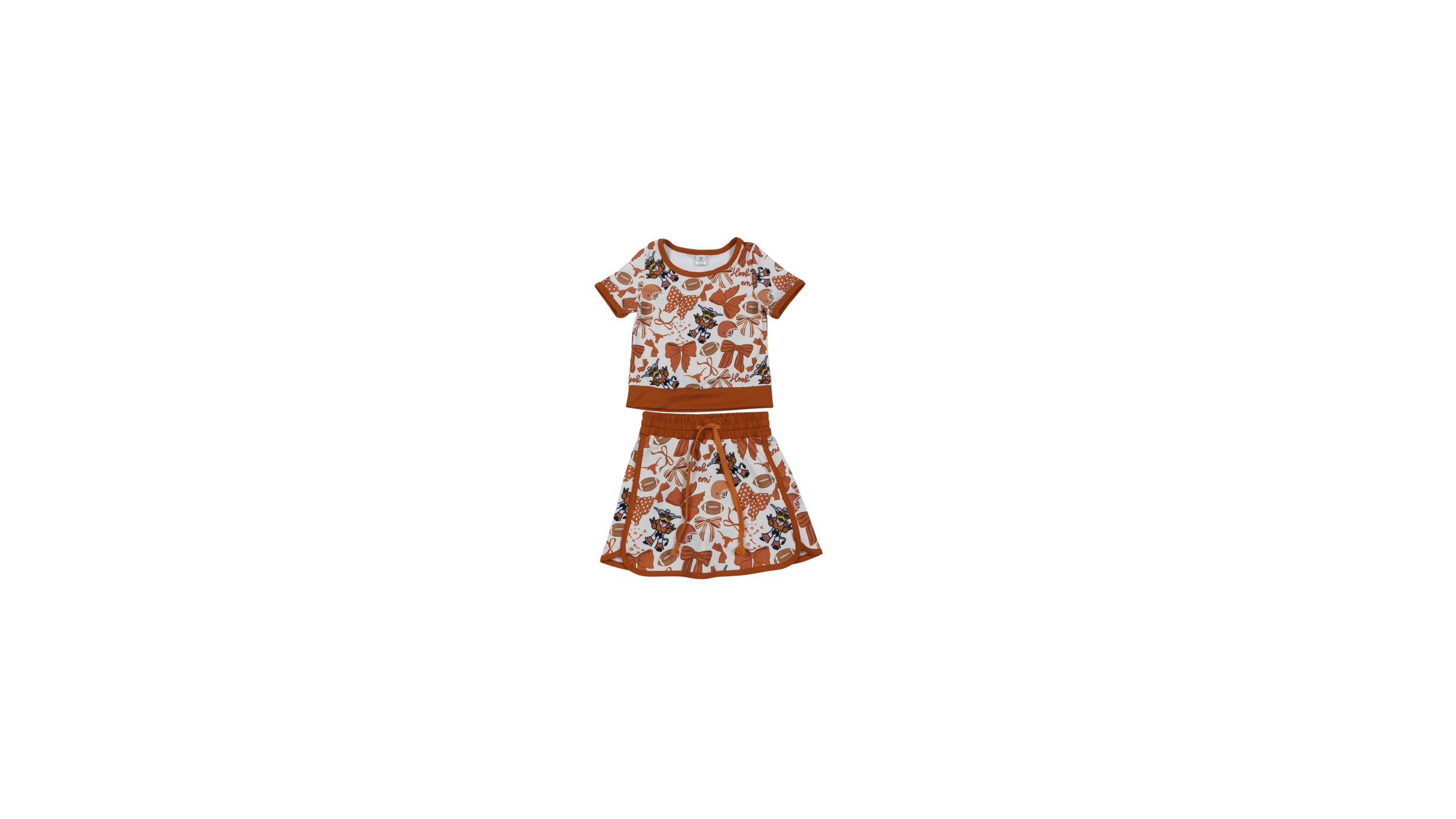 Texas Hook ’Em Bow Spirit Set