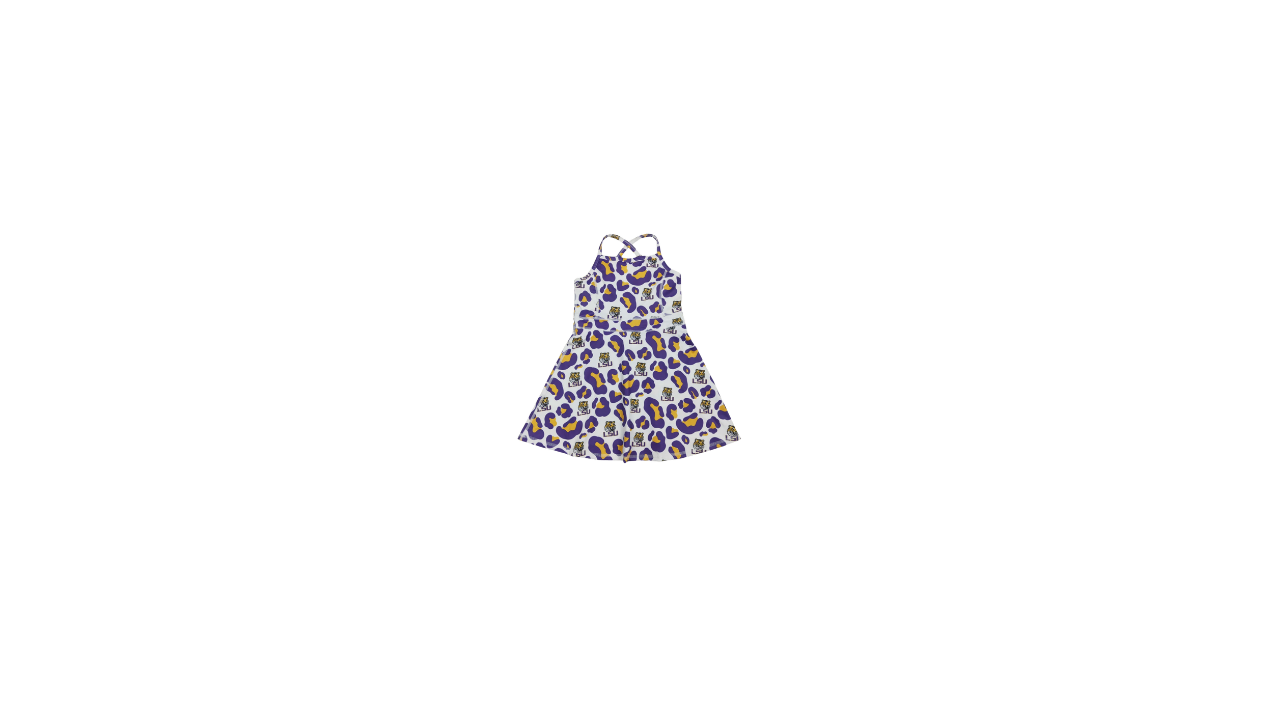 LSU Wild About Game Day Dress