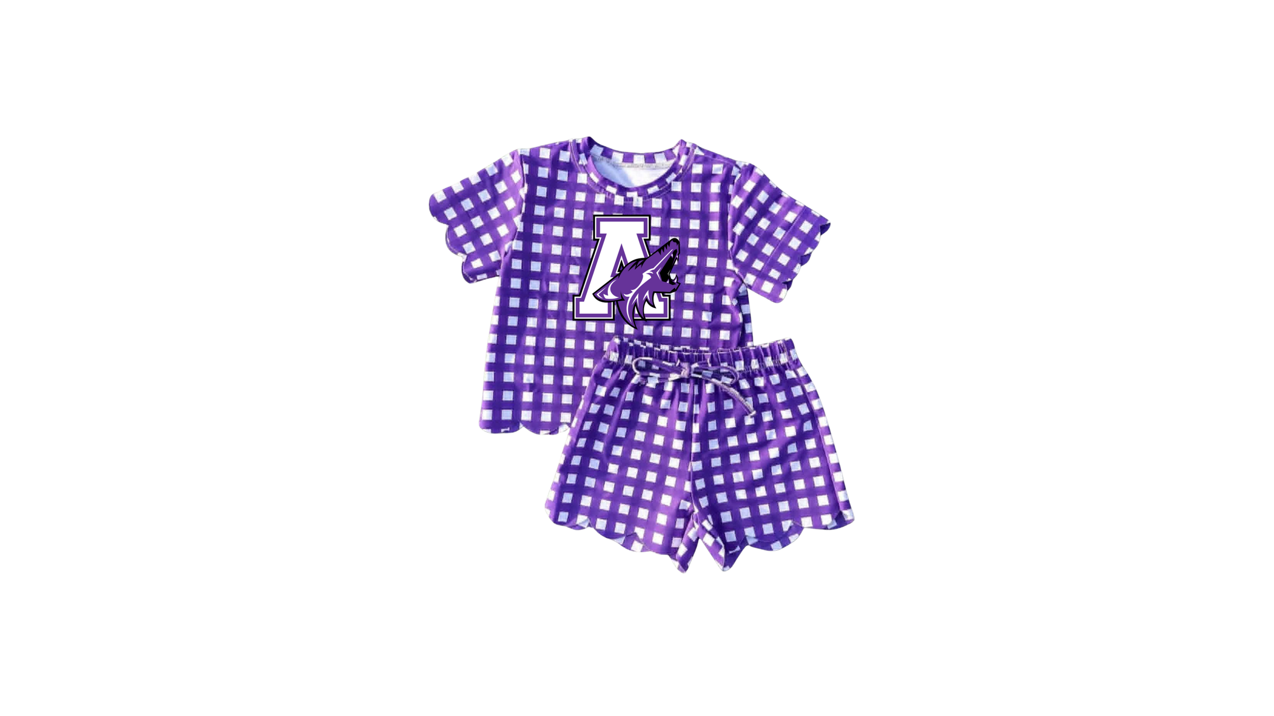 🐺 Coyote Gingham Set 🐺