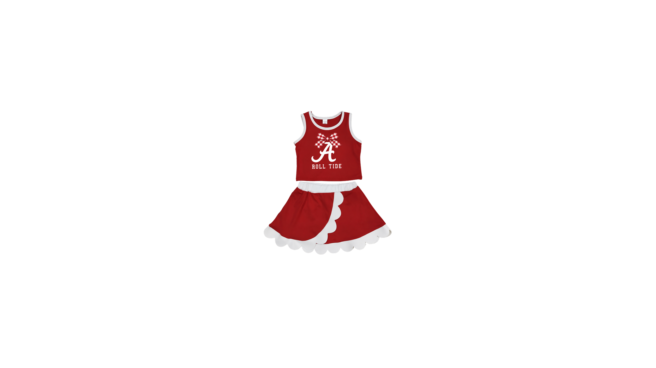 Roll Tide Scalloped Spirit Set