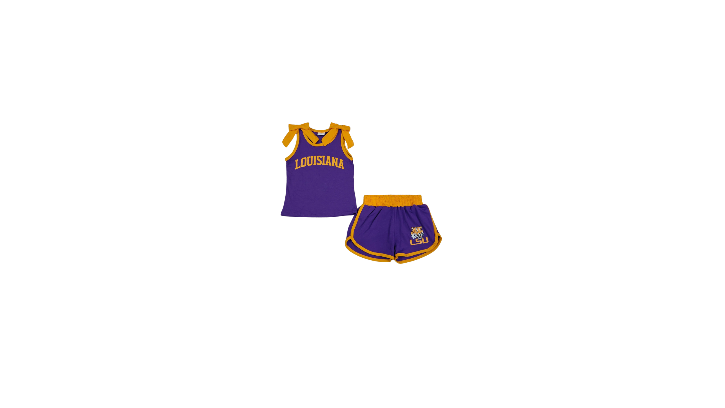 LSU Tiger Bow Spirit Set