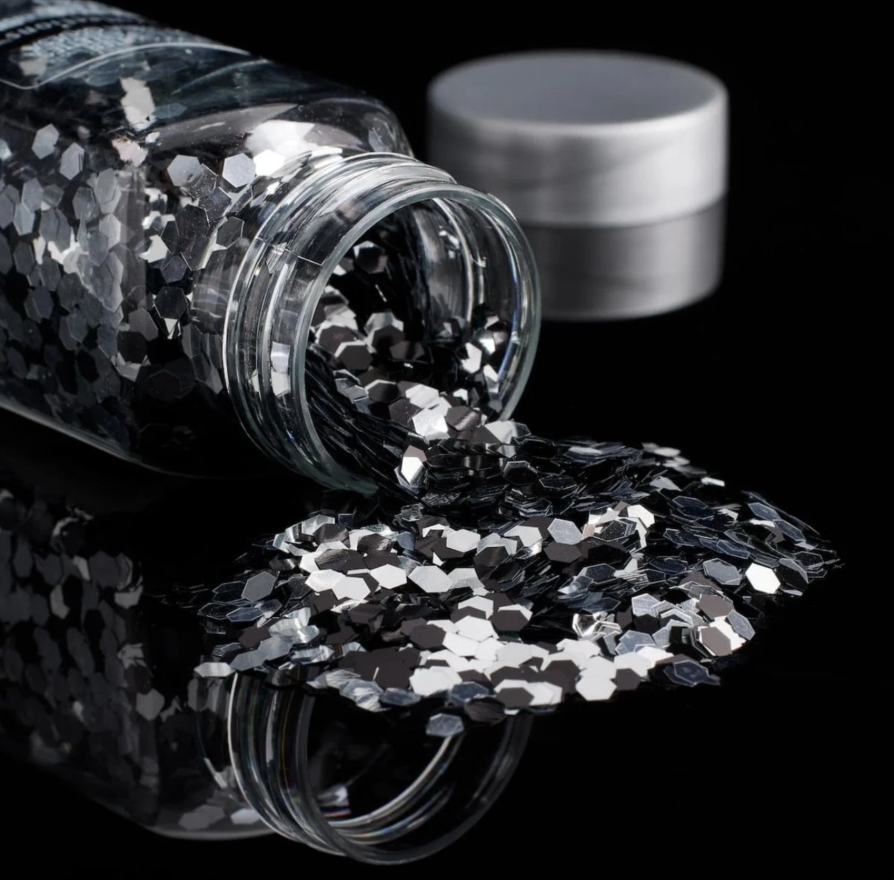 Silver glitter