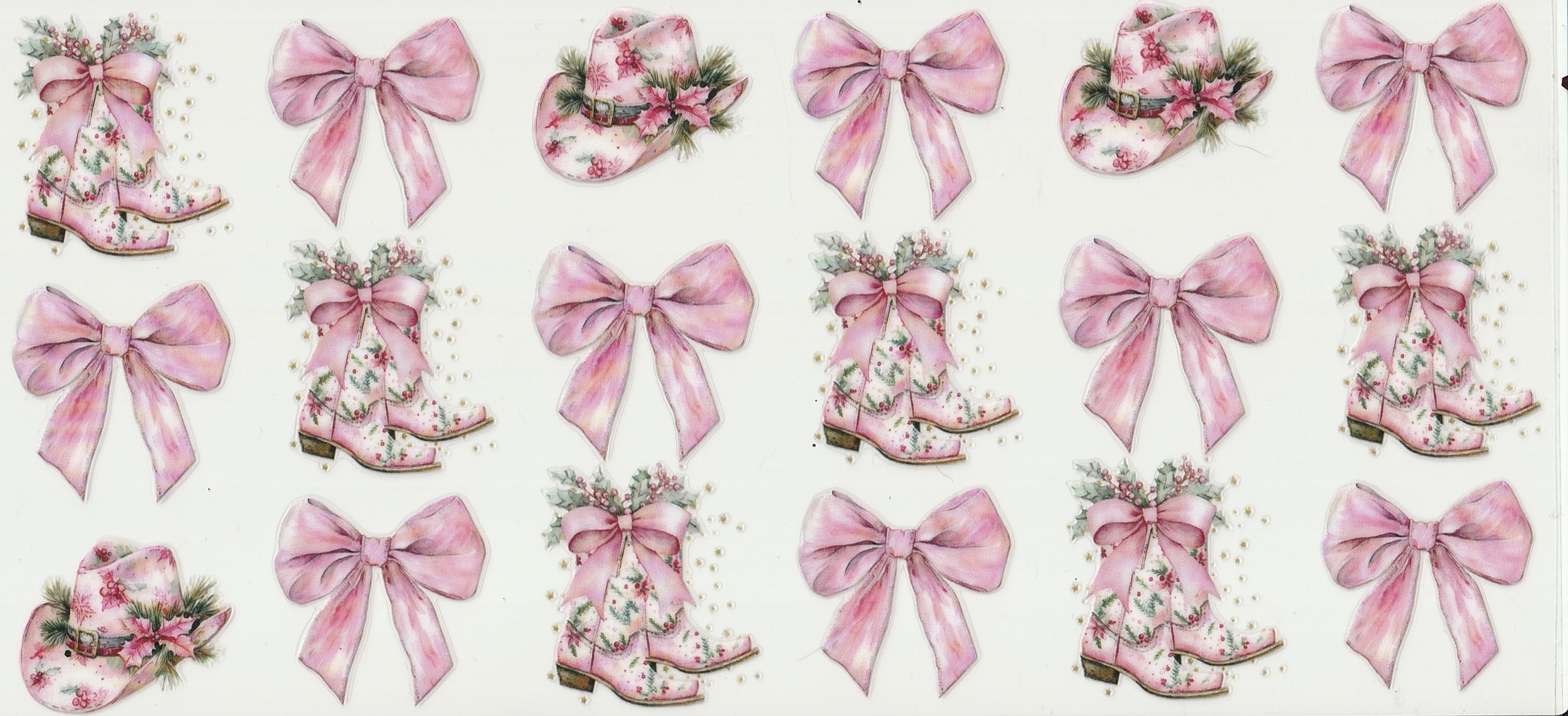 Pink bows and boots