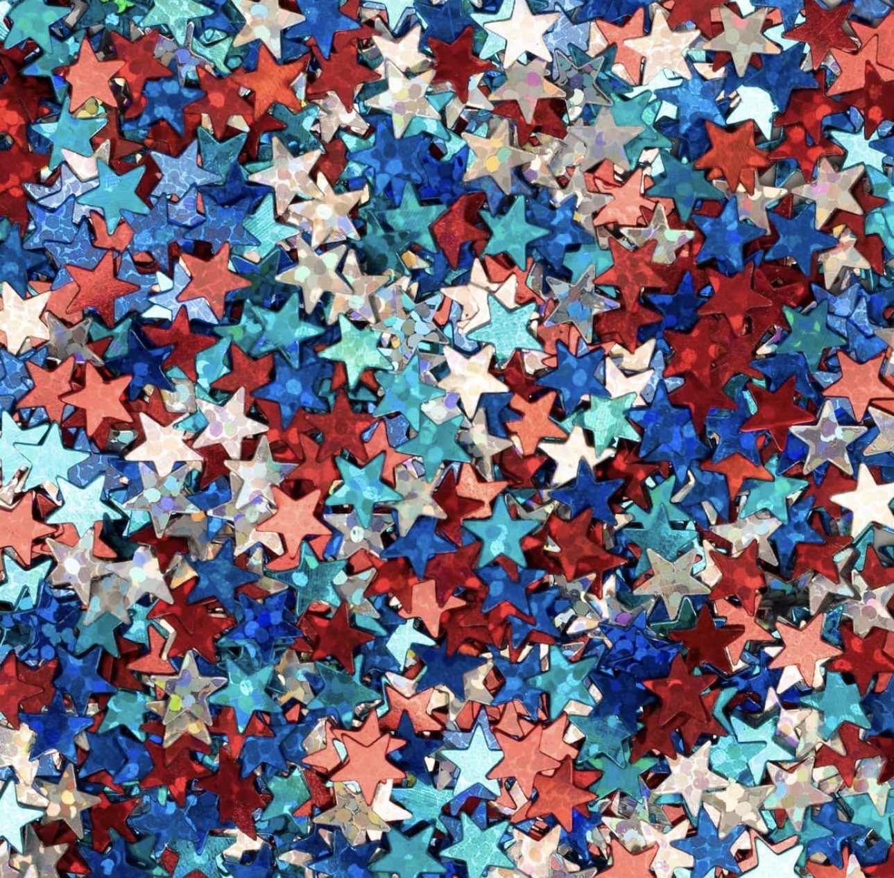 Red white blue stars