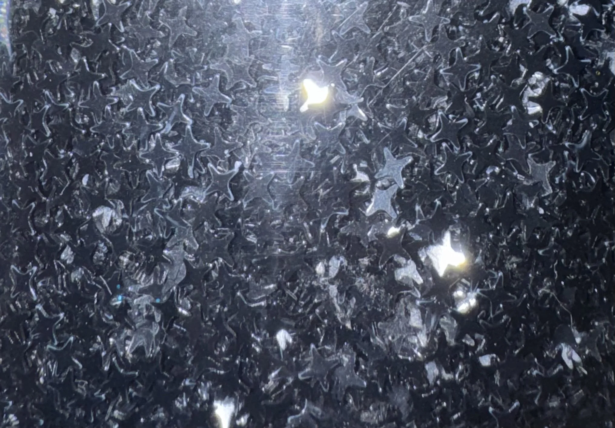 Black sparkles