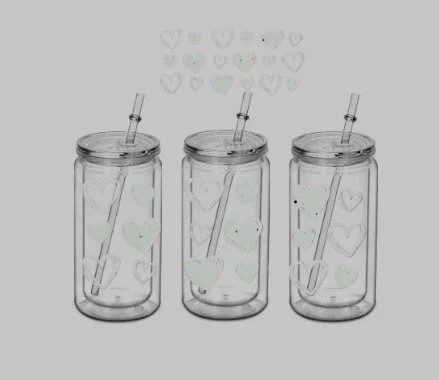 White hearts