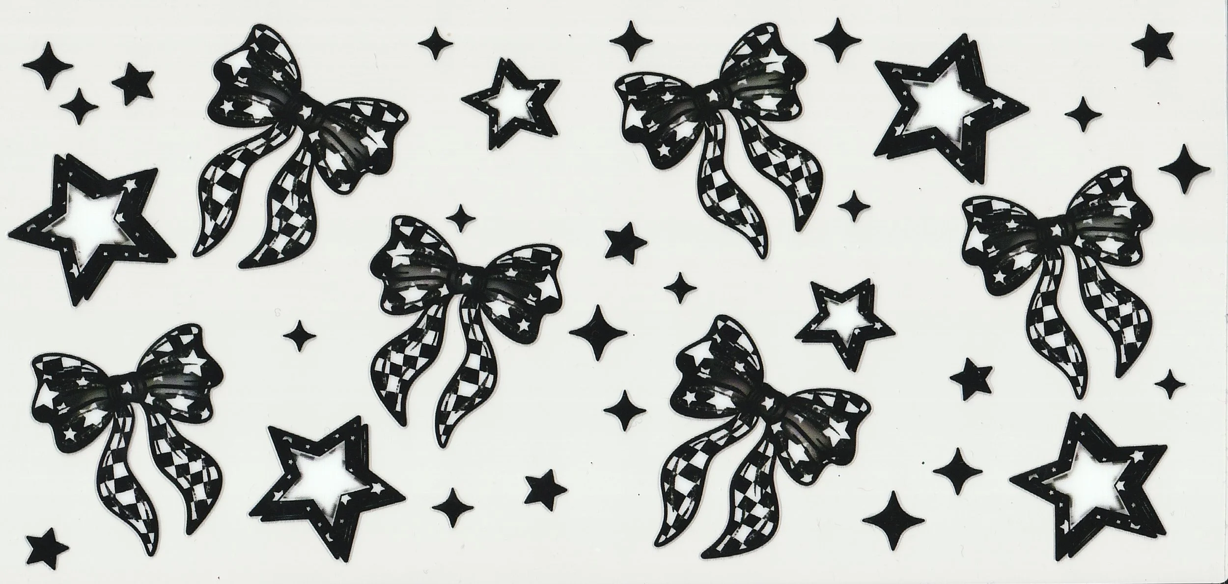 Checkered bows