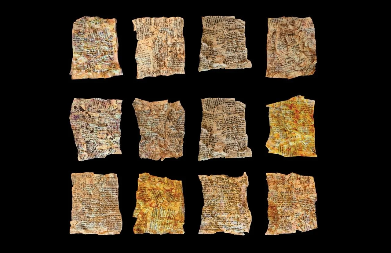 Spice Sheet Recipe Cards, one of the three series of material connectivity explored in (re)Crafting the Self