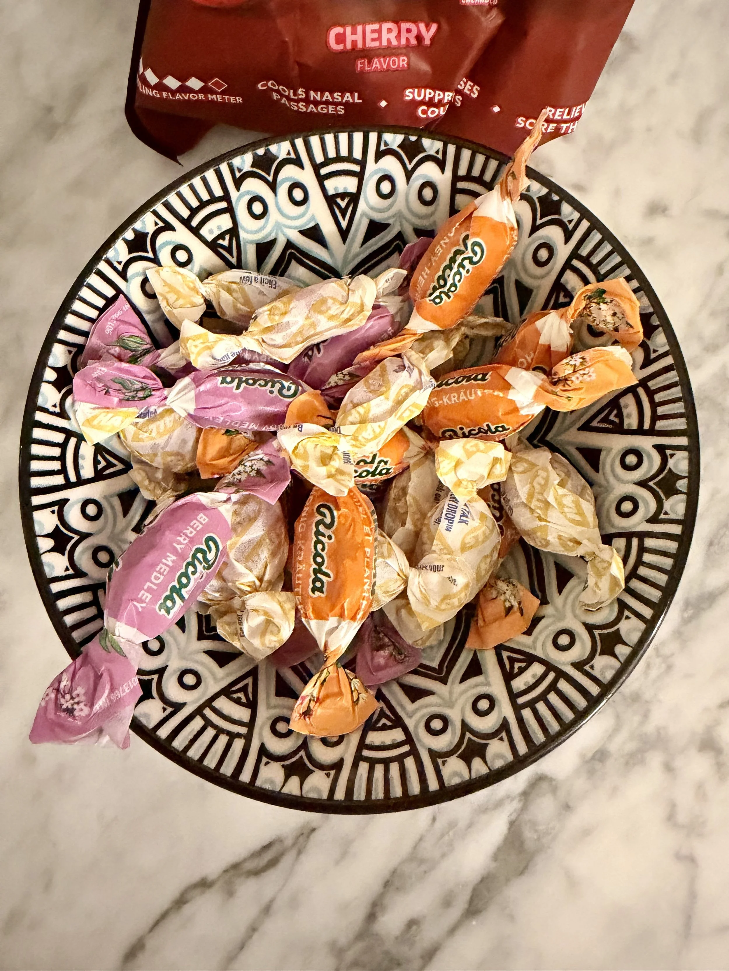 Cough drops and milestones