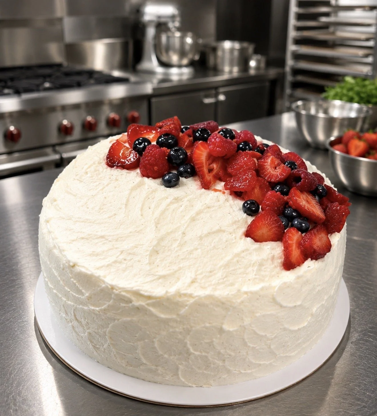 Berry Chantilly cake (9in)