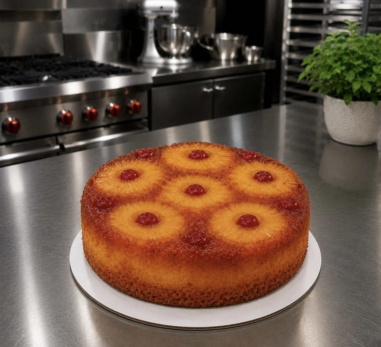 Pineapple Upside Down Cake (8in)