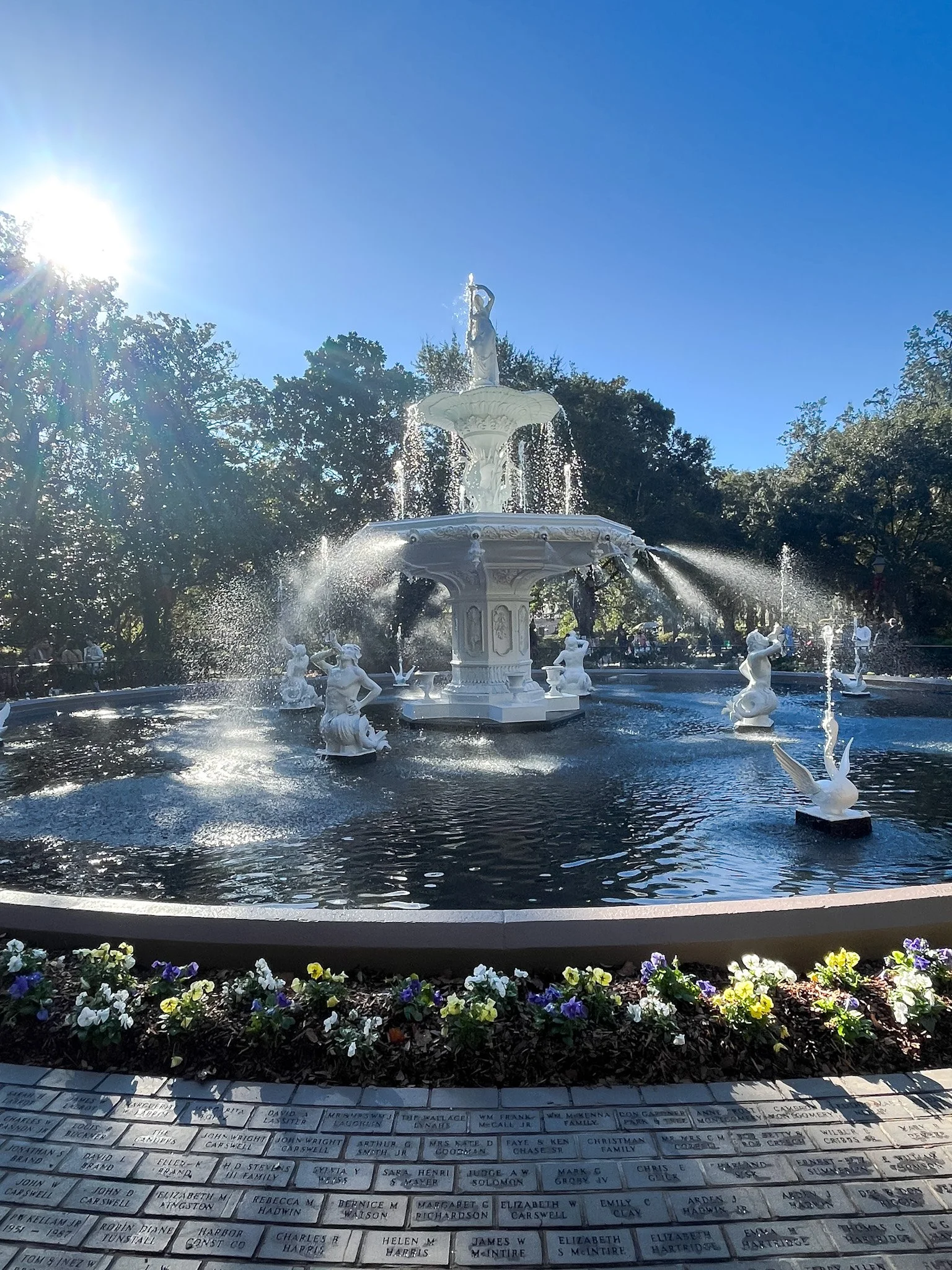 Complete restoration of Forsyth Park Fountain in Savannah, GA.