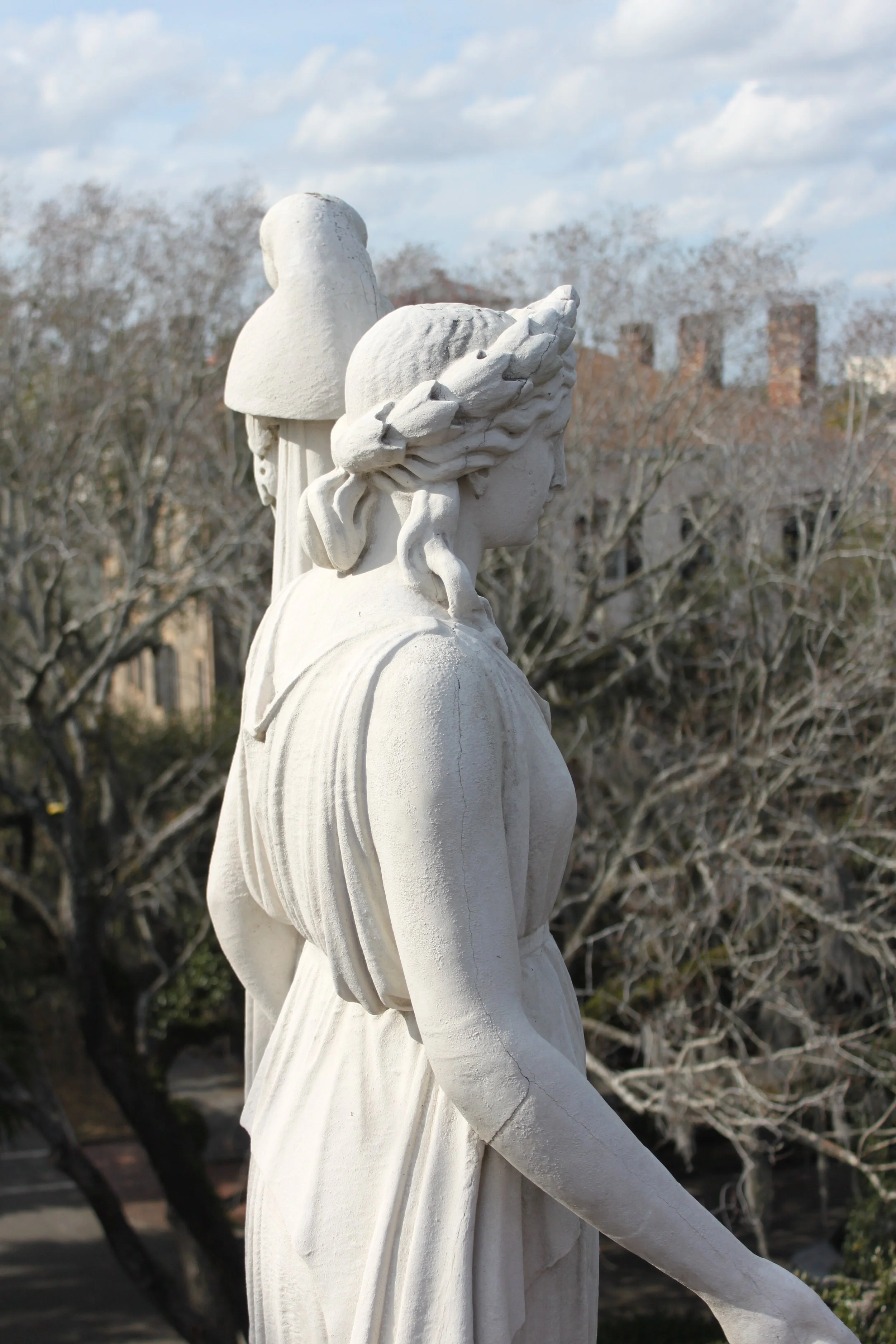 Cleaned and restored Pulaski Monument in Savannah, GA.