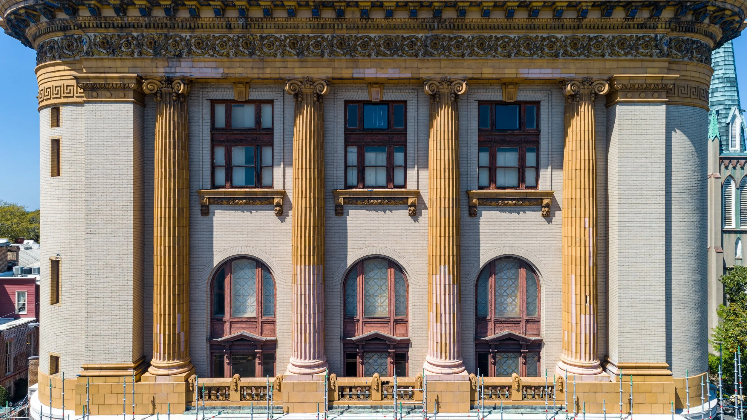 Complete restoration of Savannah Georgia's Scottish Rite Building, SCAD