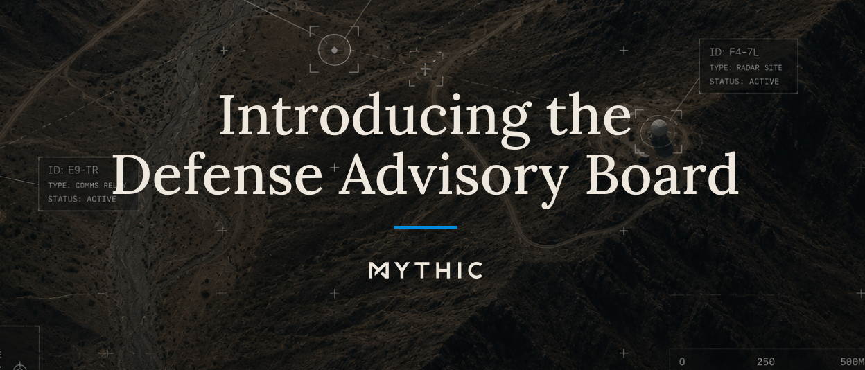 Mythic Announces Formation of Defense Advisory Board to Accelerate AI Hardware Adoption Across the U.S. National Security Enterprise. &nbsp;