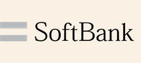 SoftBank logo with stylized equals sign and company name