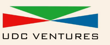 UDC Ventures logo with three overlapping colored triangles in green, red, and blue above the company name.