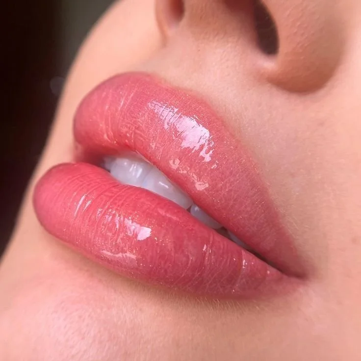 Natural lip blush tattoo results at Lumi SMP & PMU in Bellevue, WA